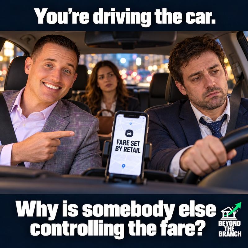 You're driving the car. Why is somebody else controlling the fare?