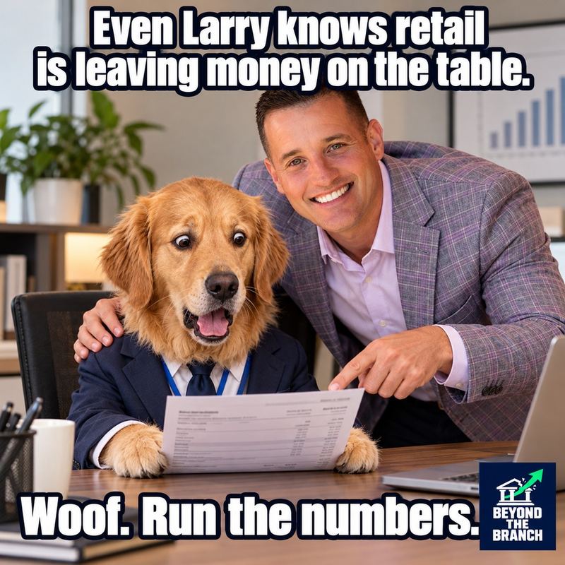 Even Larry knows retail is leaving money on the table. Woof. Run the numbers.